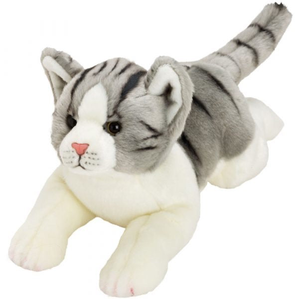 Realistic Grey Tabby Plush