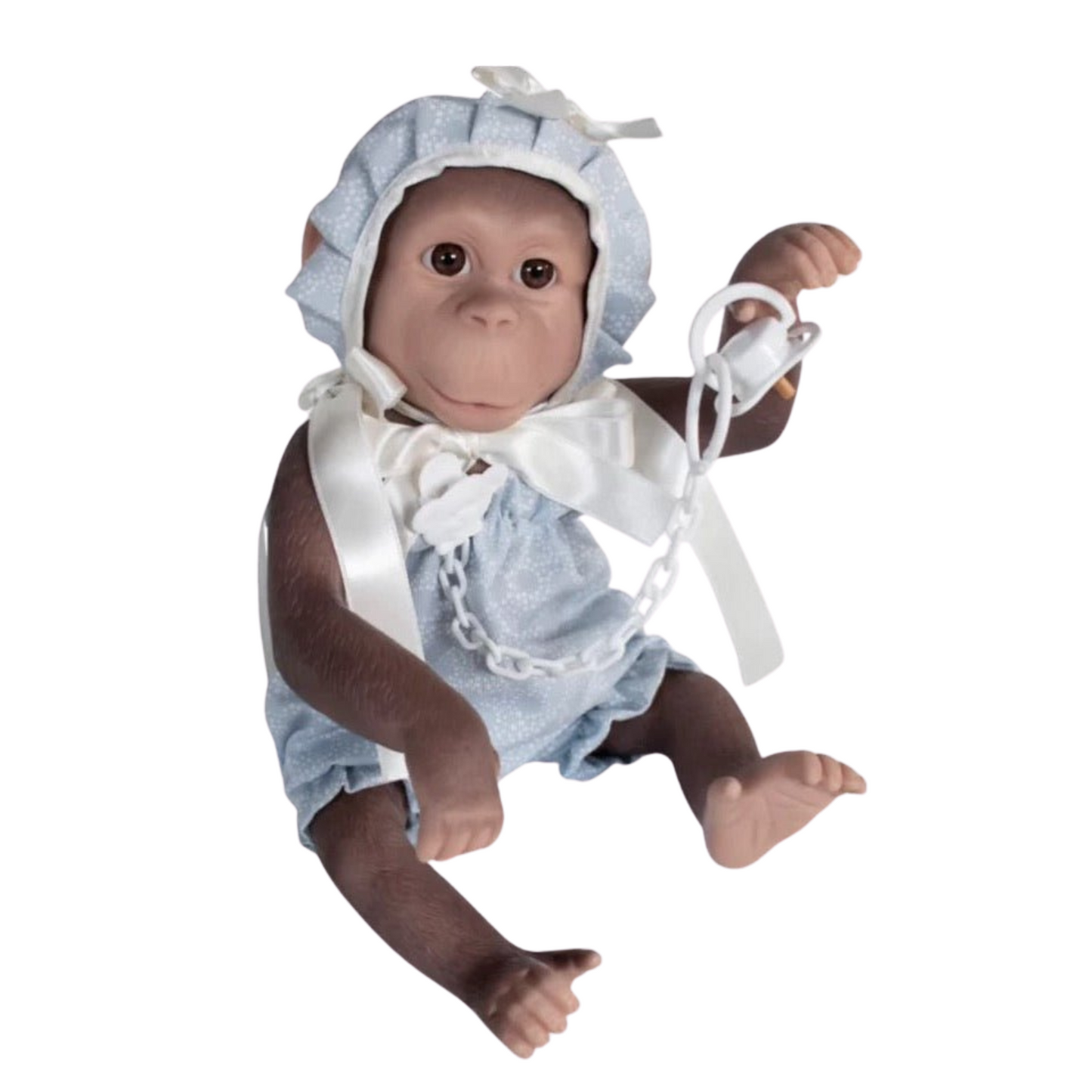 Reborn Monkey Blue Daisy Romper