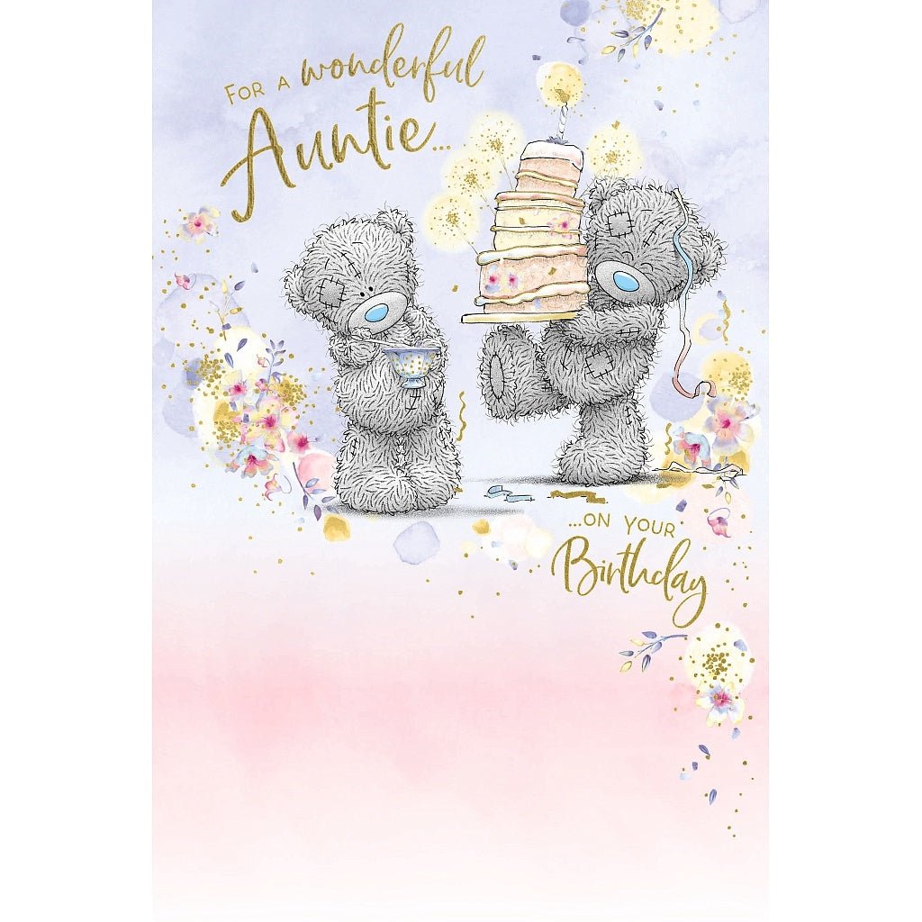 Me To You Auntie Birthday Card - Loula’s Little Nursery