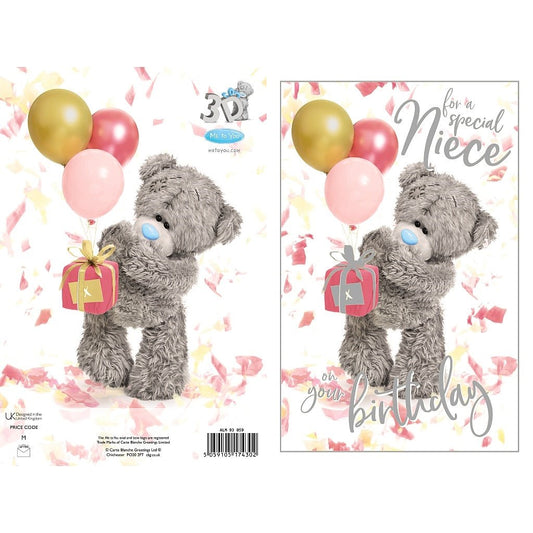 Me To You Niece Birthday Card - Loula’s Little Nursery