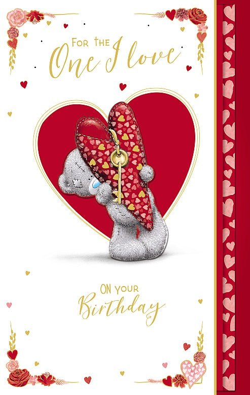 Me To You One I Love Birthday Card - Loula’s Little Nursery