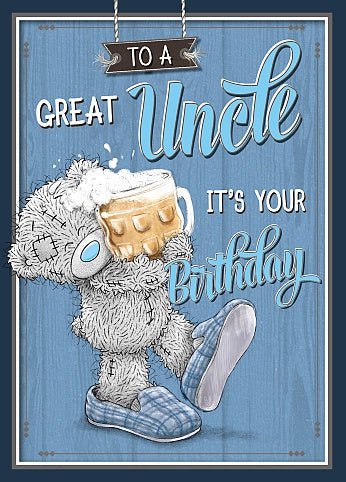 Me To You Uncle Birthday Card - Loula’s Little Nursery