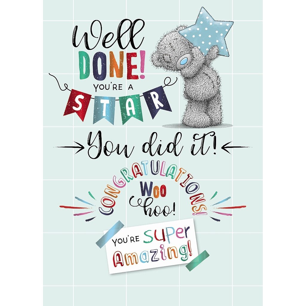 Me To You Well Done Card - Loula’s Little Nursery